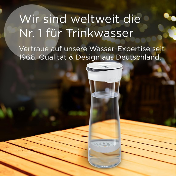 Глек для фільтра для води BRITA, білий (1,3 л), включаючи 1 фільтр для води MicroDisc - стильний, багаторазовий глек для дому, поміщається в дверцята холодильника, зменшує PFAS, хлор, мікрочастинки у водопровідній воді