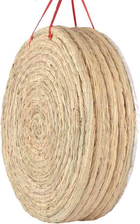 Мішень для стрільби з лука AUVIM 20 дюймів – ручної роботи, солом'яна, 7 шарів