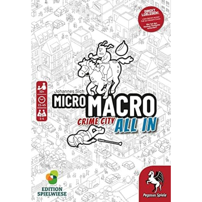 Чорно-білий мегаполіс сингл, 59062G MicroMacro Crime City 3 - All In (Edition Spielwiese)