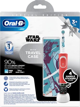 Дитяча електрична зубна щітка Oral-B Star Wars