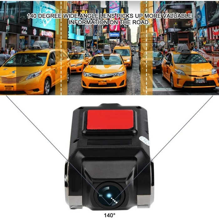 Міні автомобільний відеореєстратор відеореєстратор-бита камера розумний GPS ADAS реєстратор водіння, 1080P