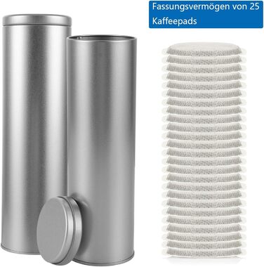 Контейнер для зберігання кавових капсул 22,5 x 6,5 см - Місце для зберігання кавових капсул, кавових зерен, свіжозмеленої кави або капсул - 4 шт. и