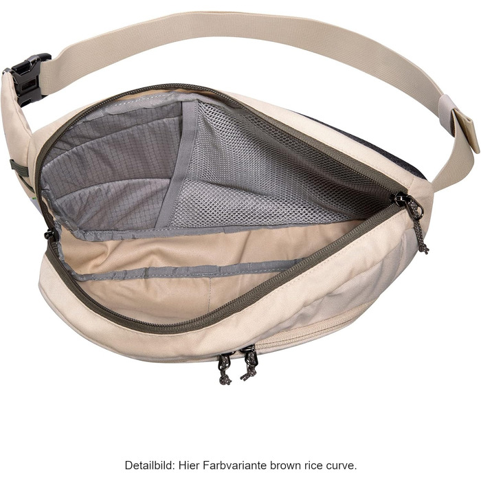 Л) - Стильна сумка на стегно з 3 відділеннями на блискавці з органайзером - Можна також носити як сумку через плече або слінг-рюкз