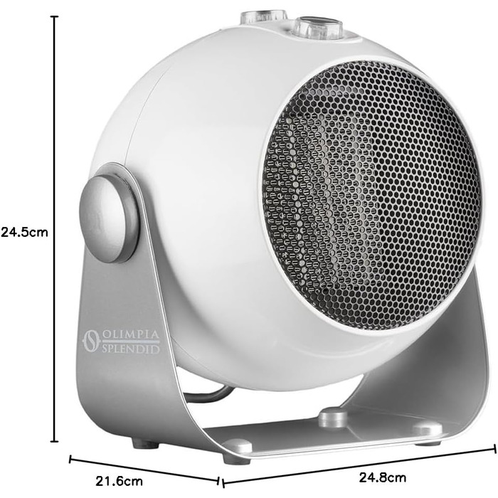 Керамічний обігрівач Olimpia Splendid 99447 Caldodesign, 1800 Вт, 50 м, білий