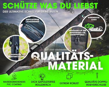 Чохол для вудки Angel-Berger Magic Baits, сумка для вудки з одним вудилищем, чохол для коропа, куртка з одним рукавом для вудки, сумка для вудки