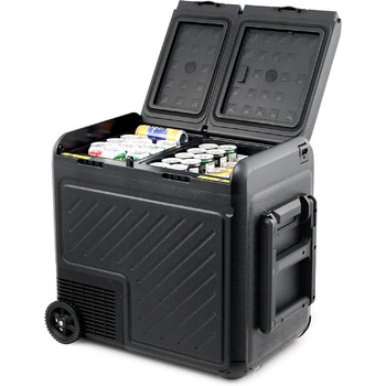 Автомобільний кемпінговий компресор cool box електричний 12/24V 230V автомобільний холодильник двозонний контроль температури доро