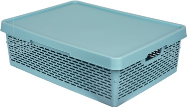 Кошик з кришкою Qutu Q-Basket Green 36л (6835555)