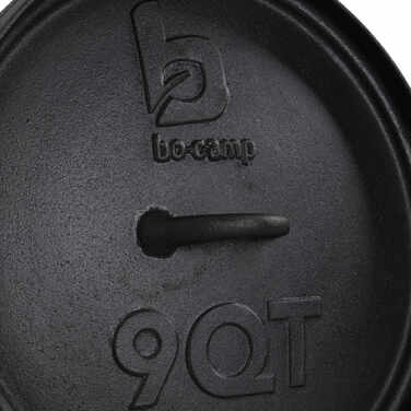 Казан з кришкою Bo-Camp Dutch Oven Cast Iron 31 cm / 7.1 L Black (2122415)
