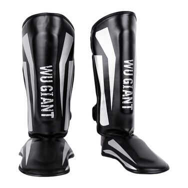 Щитки для кікбоксингу, товсті щитки для гомілок SGZIOO із захистом підйому стопи, регульовані, для муай-тай, ММА, боксу, кікбоксингу, тренувань з бойових мистецтв