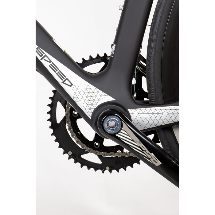 Велосипед Head Unisex I-Speed Team для дорослих, матовий чорний/жовтий, 54