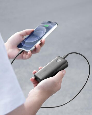 Зовнішній акумулятор, сумісний з iPhone 12/11/Mini/Pro/Pro Max/XR/XS, Galaxy S21/ S20, Pixel 3/3XL, iPad Mini 5, 10000 Redux, 1000