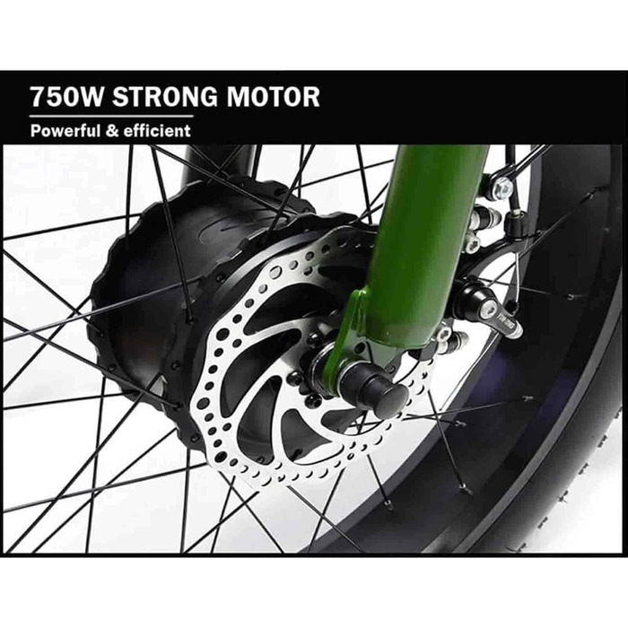 Електричний триколісний велосипед для дорослих (7 швидкостей), 24-дюймовий електротрайк з товстими шинами, великий кошик/регульоване ширше сидіння, круїзерні велосипеди для дорослих з фарою, зелений