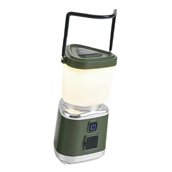 Компактний вуличний ліхтарик, акумуляторний, з регульованою яскравістю, підвісний ліхтарик для намету, портативний кемпінговий ліхтарик. зелений