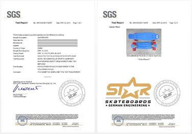 Скейтборд BIKESTAR Vintage Retro Cruiser 60 мм для дітей та дорослих, а також для початківців приблизно від 6-8 років М'ята та фіо