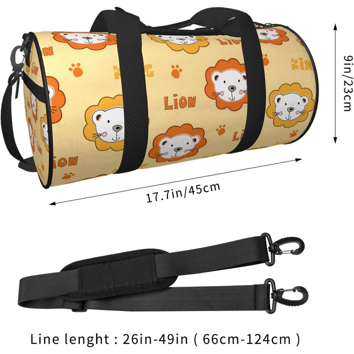 Милі дорожні сумки Совеня та Левеня для немовлят, спортивні сумки для фітнесу, велика дорожня сумка, сумки на нічліг та для вихідних днів для чоловіків та жінок