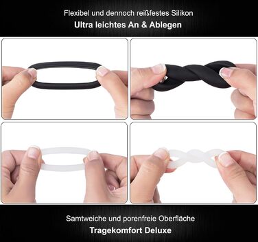 Набір анальних пробок Belmalia, силікон, 3 розміри Ø30/35/45 мм, рожевий/фіолетовий/чорний