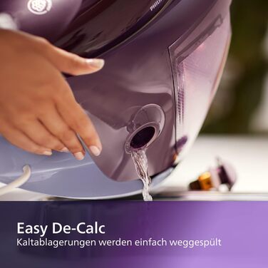 Парогенераторна праска Philips PerfectCare серії 7000, інтелектуальна автоматична подача пари, гарантія відсутності опіків*, надле