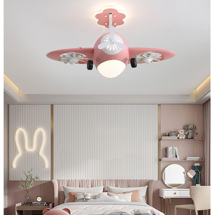 Світлодіодний стельовий світильник з регулюванням яскравості, стельовий вентилятор зі світлодіодним підсвічуванням, регульованою ш
