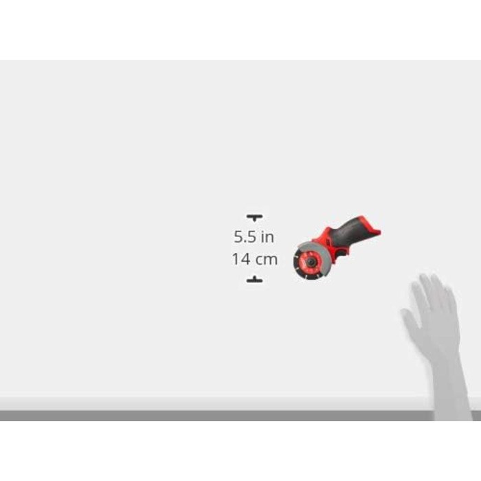 Компактний багатофункціональний різець Milwaukee M12 Fuel, 7,6 см (2522-20), тільки інструмент