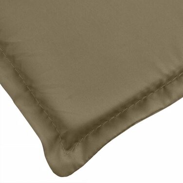 Подушка для шезлонгу ZEYUAN Melange Taupe 200x50x4 см Тканина, Подушка для шезлонга, Подушка для шезлонга, Подушка для шезлонга, Подушка для лави, Подушка для стільця для високих стільців, Подушки для шезлонгів - 4002506