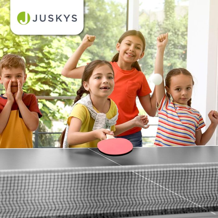 Тенісний стіл Juskys Mini Flexi, чорний