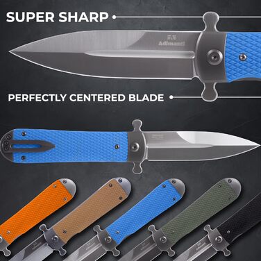 Складаний кишеньковий ніж, лезо зі сталі D2, протиковзка рукоятка G10 з кліпсою, полювання, риболовля, кемпінг, на природі, фліпер