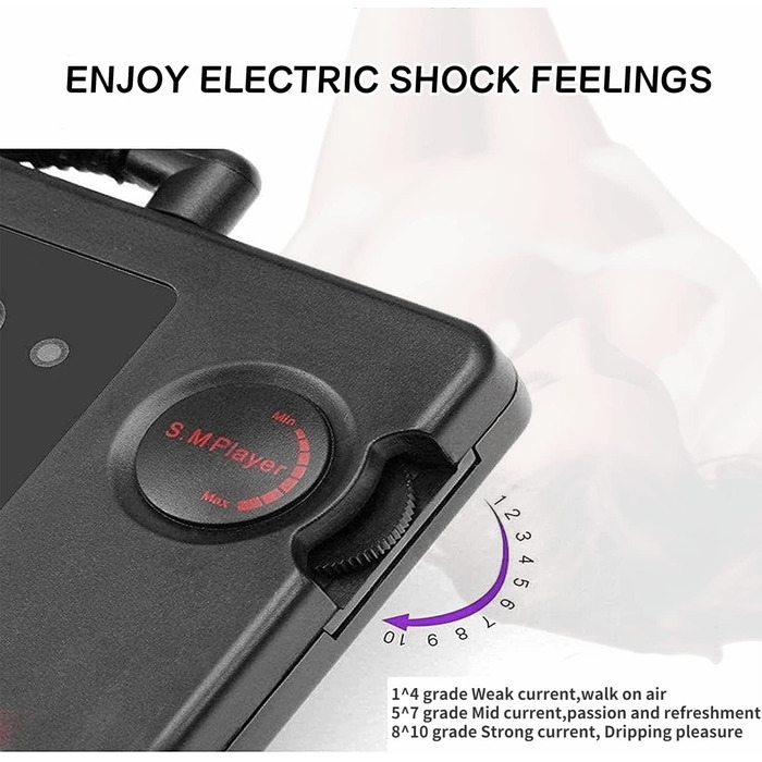 Електростимулятор JCBDTXTY для еротичних ігор, з подвійним виходом