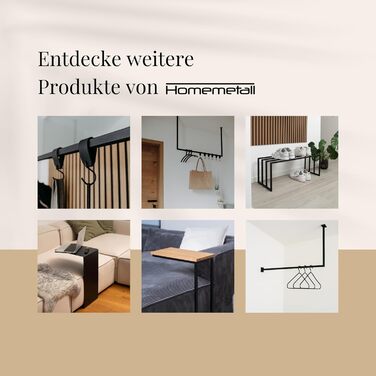 Металевий журнальний столик C-подібної форми - чорне порошкове покриття - сучасний журнальний столик для дивана, софи, крісла або як тумбочка біля ліжка - висота 48 см, чорний колір 48 см