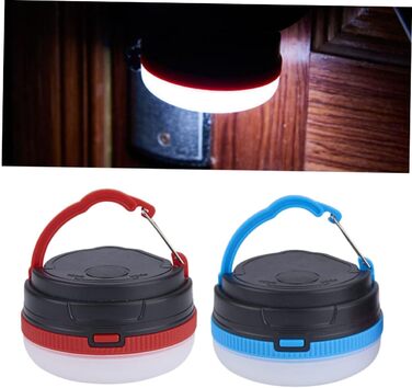 Комплекти електричних кемпінгових ліхтарів 6 кемпінгових ламп з абажуром червоного кольору для кемпінгу, намету, човна, риболовлі 2 шт. * 3 як зображено x 3 шт. середній x 3 шт., 3