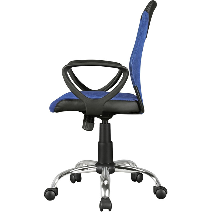 Дитяче офісне крісло FineBuy Terni для дітей віком від 6 років зі спинкою, ергономічне дитяче офісне крісло, регульоване по висоті, синє