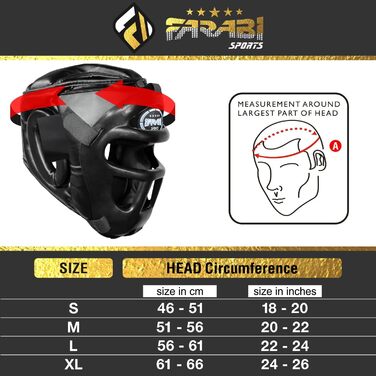 Боксерський шолом 2-в-1 регульований шолом для бойових мистецтв зі знімною маскою для обличчя, повний захист обличчя для MMA, муай-тай, кікбоксингу, спарингу Чоловіки та жінки, розмір S, чорний