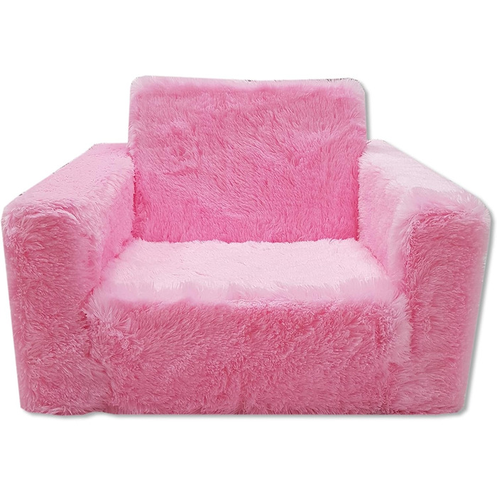 Дитяче крісло Odolplusz з функцією розкладання міні-крісло для дитячої кімнати дитяче крісло Relax крісло Затишне крісло (рожеве),