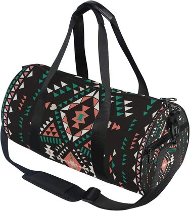 Спортивна сумка з вінтажним етнічним принтом, з міцної тканини, дорожня сумка, сумка на вихідні, сумка для чоловіків та жінок, для спорту та подорожей
