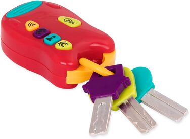 Барвистий брелок з ключем від автомобіля з світлом і звуком для дітей від 10 місяців