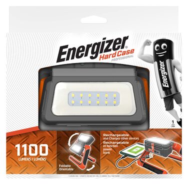 Світлодіодний вуличний прожектор Energizer, професійний, акумуляторний панельний світильник для дому та вулиці