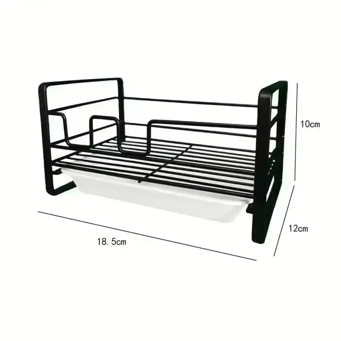 Органайзер для раковини з піддоном YOUJIA 2623268, чорний