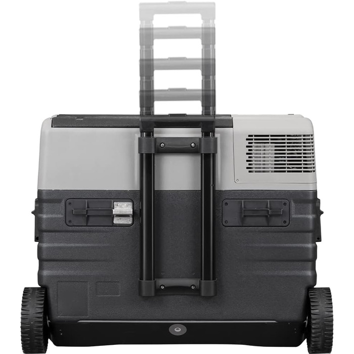 Переносний холодильник з компресором, 12 В, 220 В, холодильна камера на колесах, AC-DC 12/24 В, ідеально підходить для автомобіля,