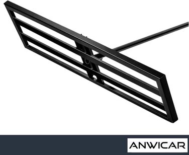 Гребінь для вирівнювання газону з нержавіючої сталі 60x30 см з ручкою 150 см - Міцний вирівнювач для рівномірного догляду за газоном - Ракель для вирівнювання піску та розгладження газону для саду та спортивних майданчиків