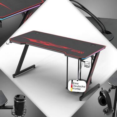 Ігровий стіл MY SIT Титан з RGB-підсвічуванням та розширеним функціоналом