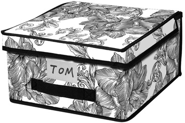 Кошик Idea Home NP-101M Anthracite Flowers 30x28x15 см (7058547)
