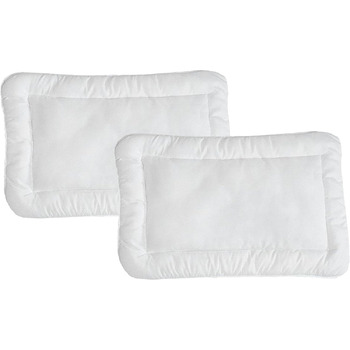 Дитяча подушка 2 шт. дитяча подушка плоска подушка 40x60 см сертифікована за стандартом Oeko-Tex Standard 100