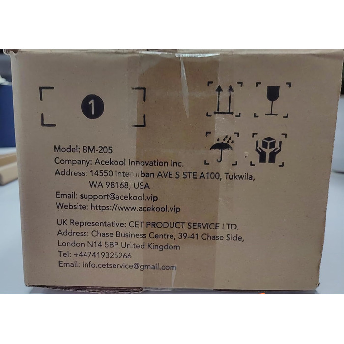 Кухонний електричний подрібнювач Acekool, мультиподрібнювач цибулі потужністю 300 Вт зі скляним контейнером 600 мл, подрібнювач овочів, електричний блендер, мультиподрібнювач - 2 рівня швидкості - BC7