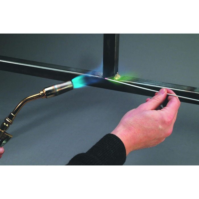 Промисловий 5-елементний високопродуктивний турбопаяльний набір паяльників ROTHENBERGER, включаючи 2-метровий пропановий шланг та аксесуари Паяльний пальник Паяльник Робоча температура 800C М&39яке паяння Тверде паяння 030950E Робоча температура 750C