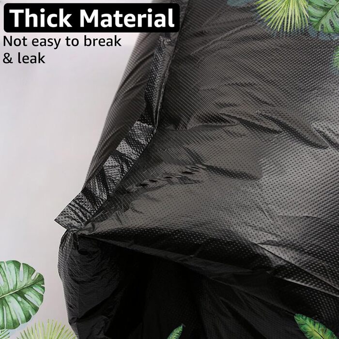 Міцних сміттєвих мішків об&39ємом 240 літрів, 120 x 140 см, сміттєві мішки 240 л, сміттєві мішки, надміцні сміттєві мішки, сміттєві мішки, для побутових відходів та офісного використання - чорні, 50