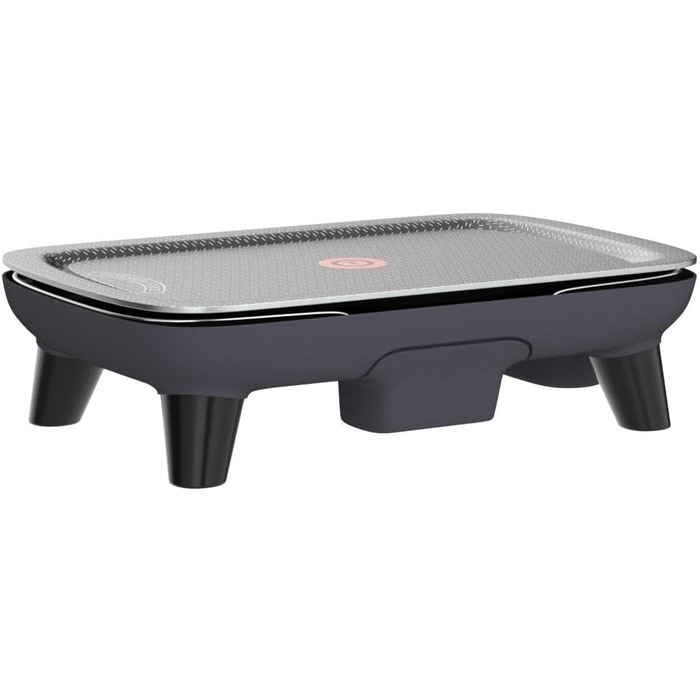Електрична сковорода Tefal YY4570FB Plancha des Saveurs, антипригарне покриття, Titanium Force, технологія Thermo-Spot, регульований термостат, знімна плита, можна мити в посудомийній машині, чорний