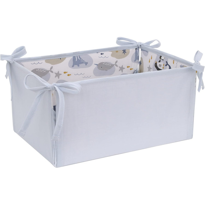 Комплект постільної білизни NoJo Arctic Adventure з 4 предметів дитяче ліжечко, підковдра, підодіяльник, 100 бавовна, сірий і темн