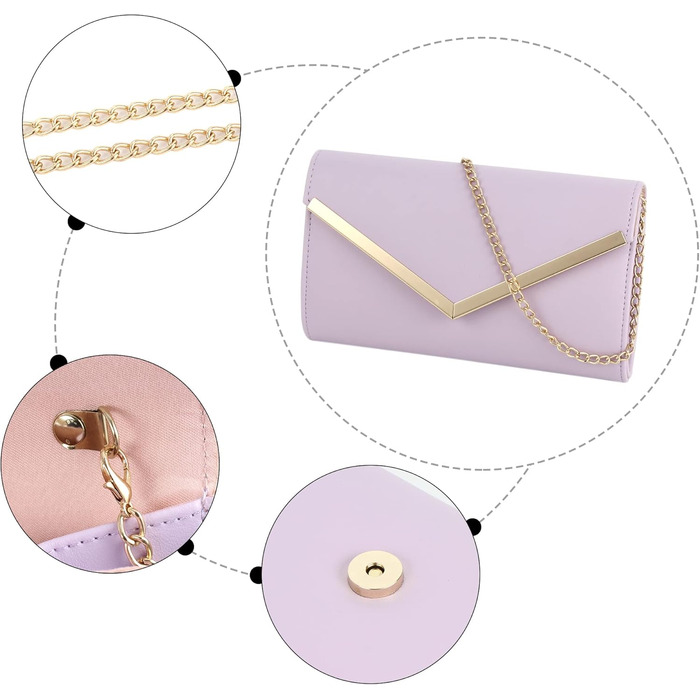 Лілова клатч-сумка зі шкіри лак, вечірня сумочка, сумка під руку, сумка для весілля, елегантна сумка-конверт, кросбоді, сумка на плече, сумка через плече 07581