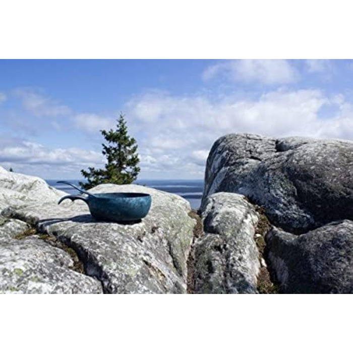 Класична миска Kupilka з ручкою, ідеально підходить для використання на свіжому повітрі та кемпінгу, розроблена та виготовлена у Фінляндії, придатна для миття в посудомийній машині, легка та міцна, екологічна, безпечніша та зручніша