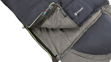 Спальний мішок Outwell Contour Lux Reversible/-3°C Deep Blue Left (230366)
