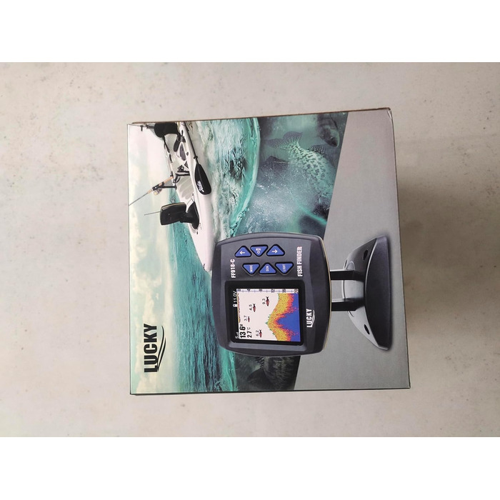 З кольоровим екраном Ехолот для човнів з подвійною частотою